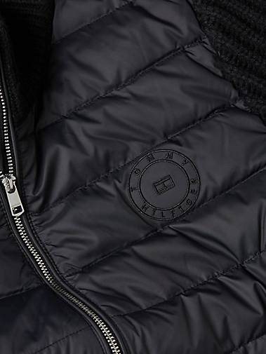 TOMMY HILFIGER Damen Steppjacke KNIT MIX DOWN JACKET