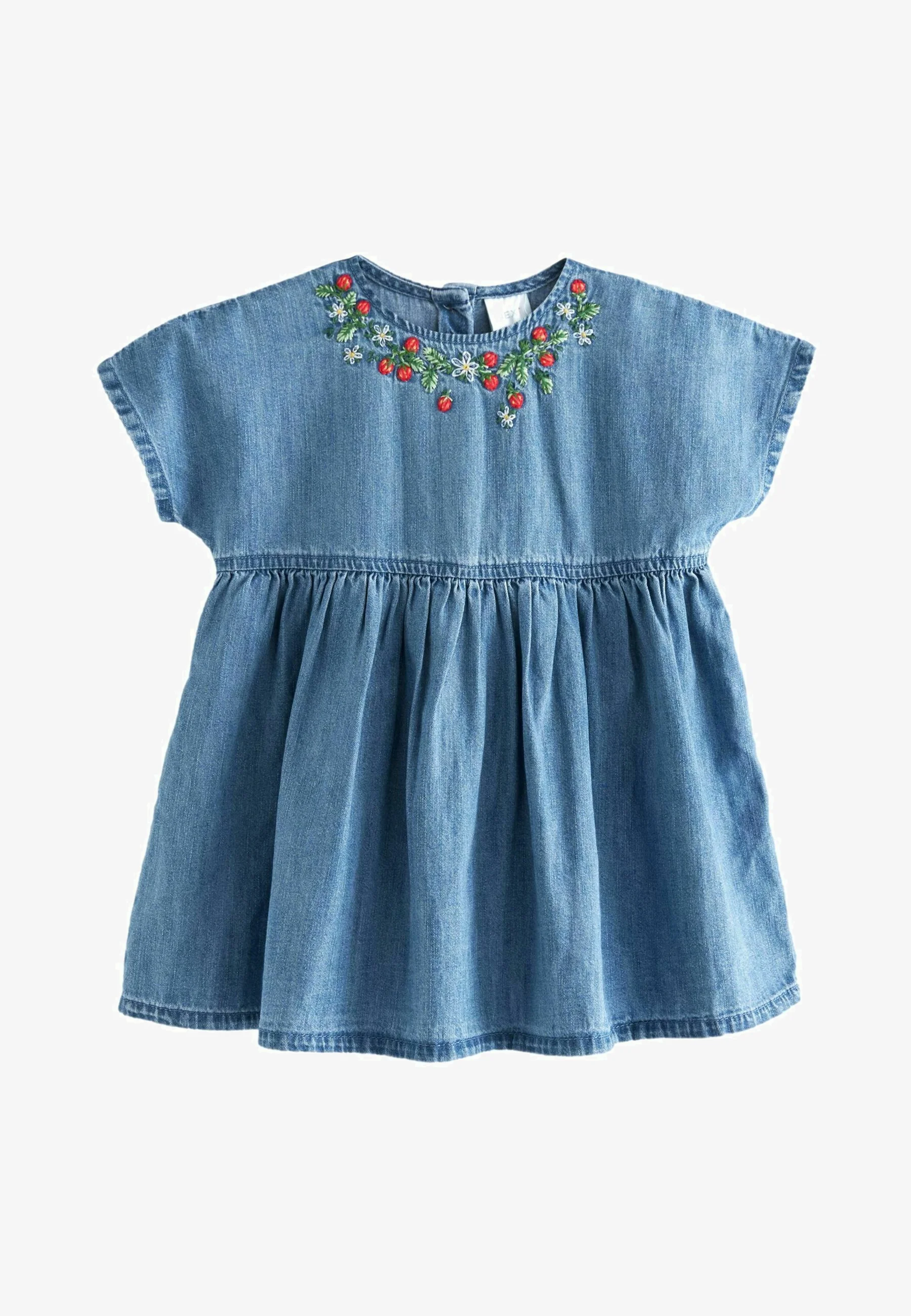 Siguiente FRESA BORDADA- Vestido vaquero