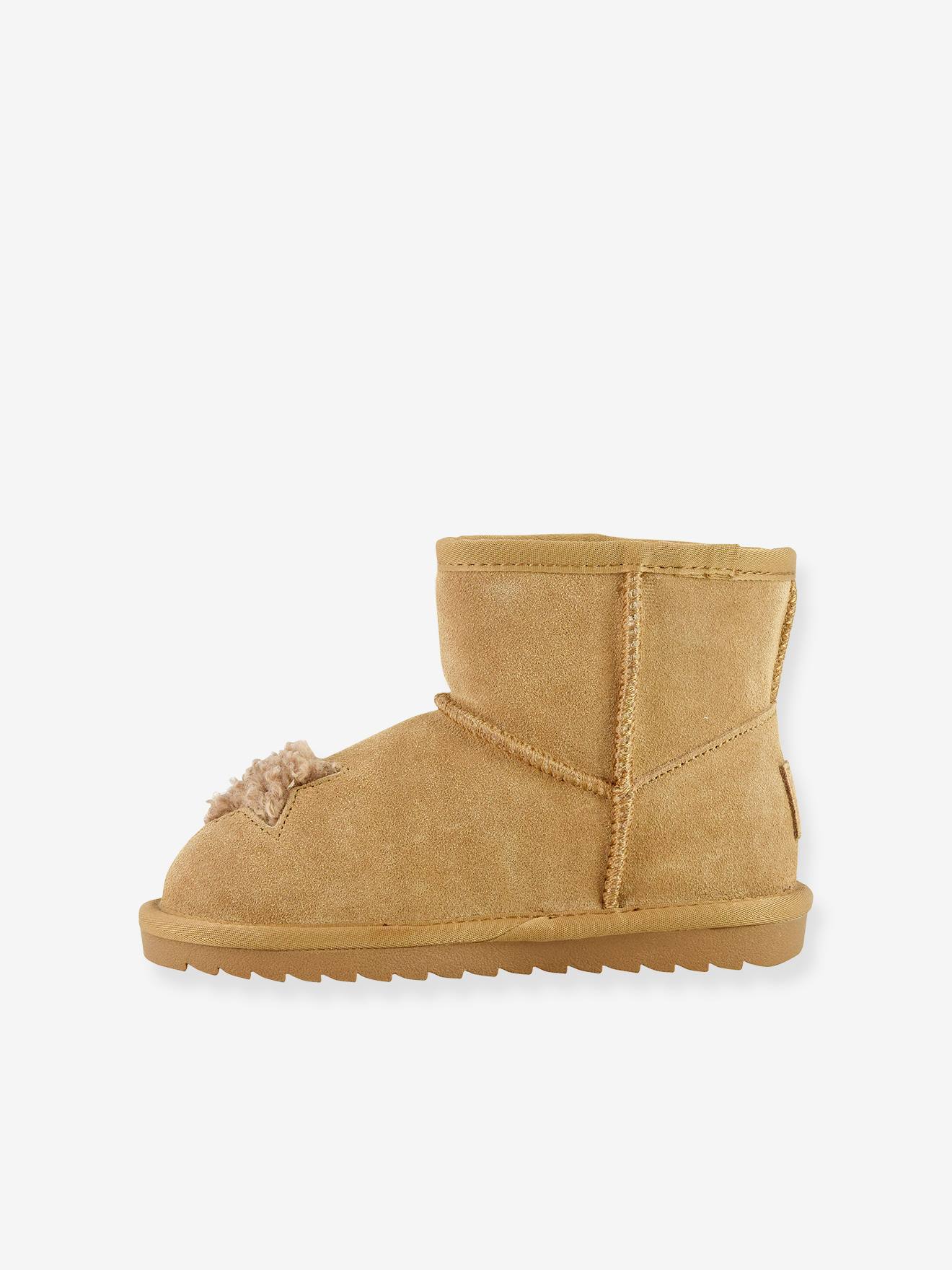 Warme Kinder Boots COLORS OF CALIFORNIA, Sterne - camel