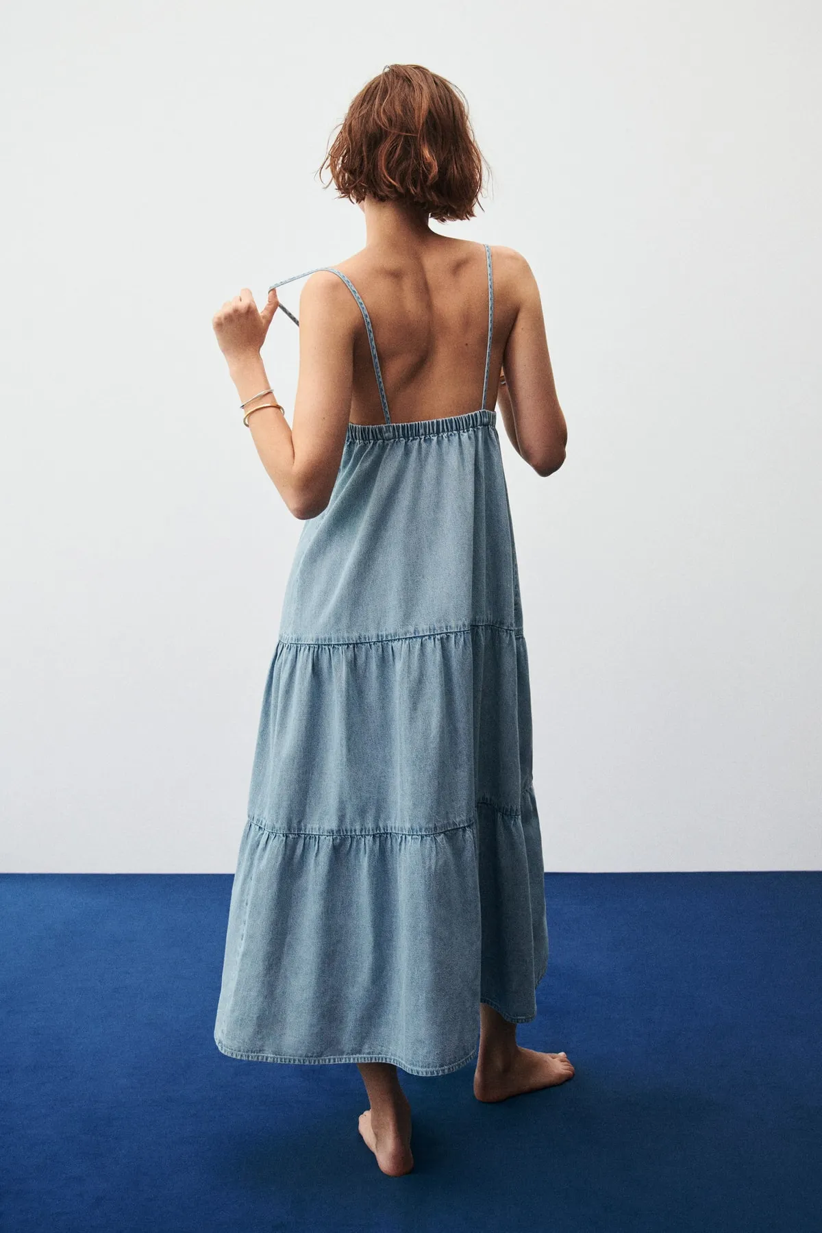MANGO  27018647 Damen/Mädchen Hellblau