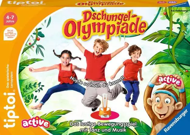 tiptoi® ACTIVE Dschungel-Olympiade - Lernspiel ab 4 Jahren