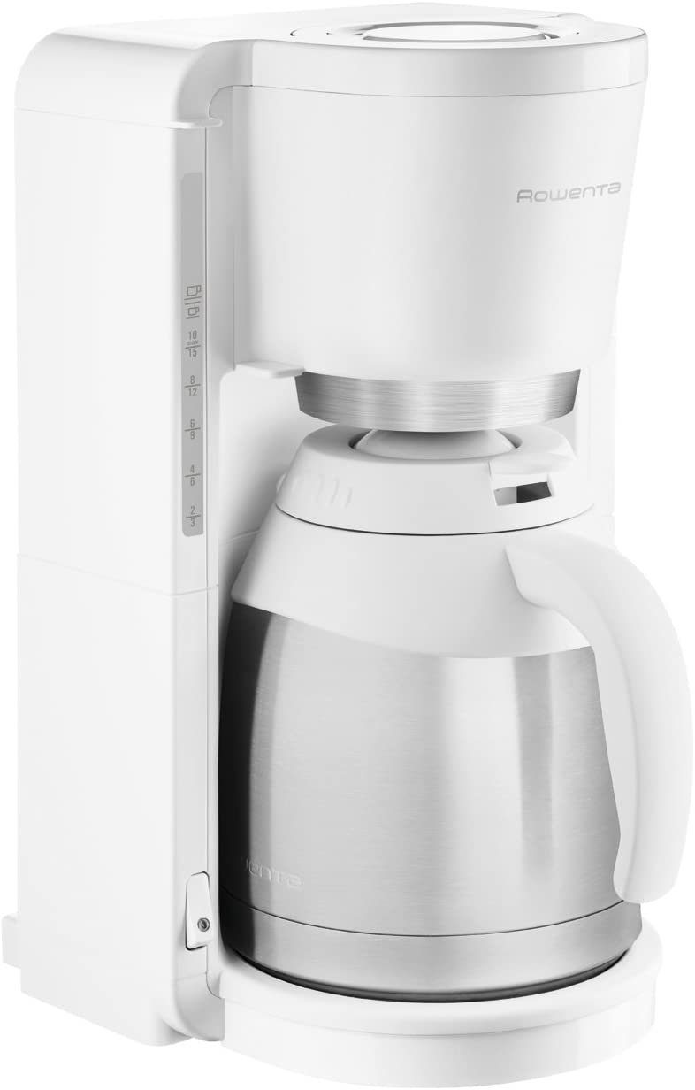 Rowenta Filterkaffeemaschine CT 3811 Thermo Kaffeemaschine Edelstahl weiß