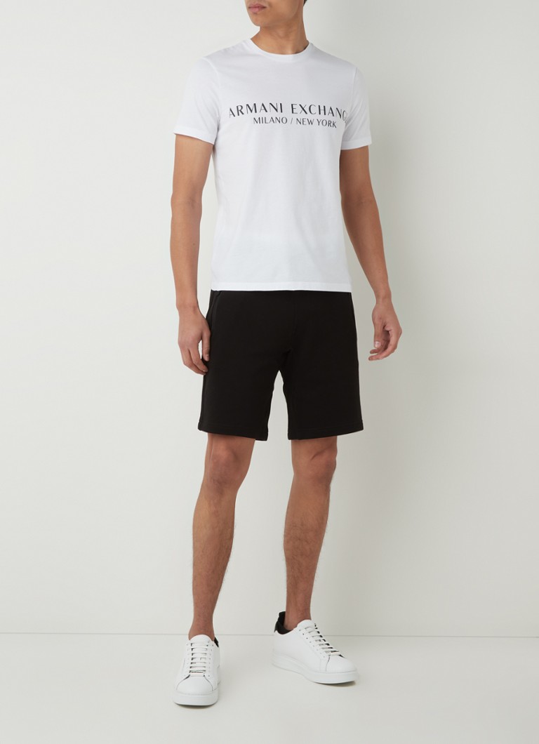 Armani Exchange T-krekls ar logotipa apdruku