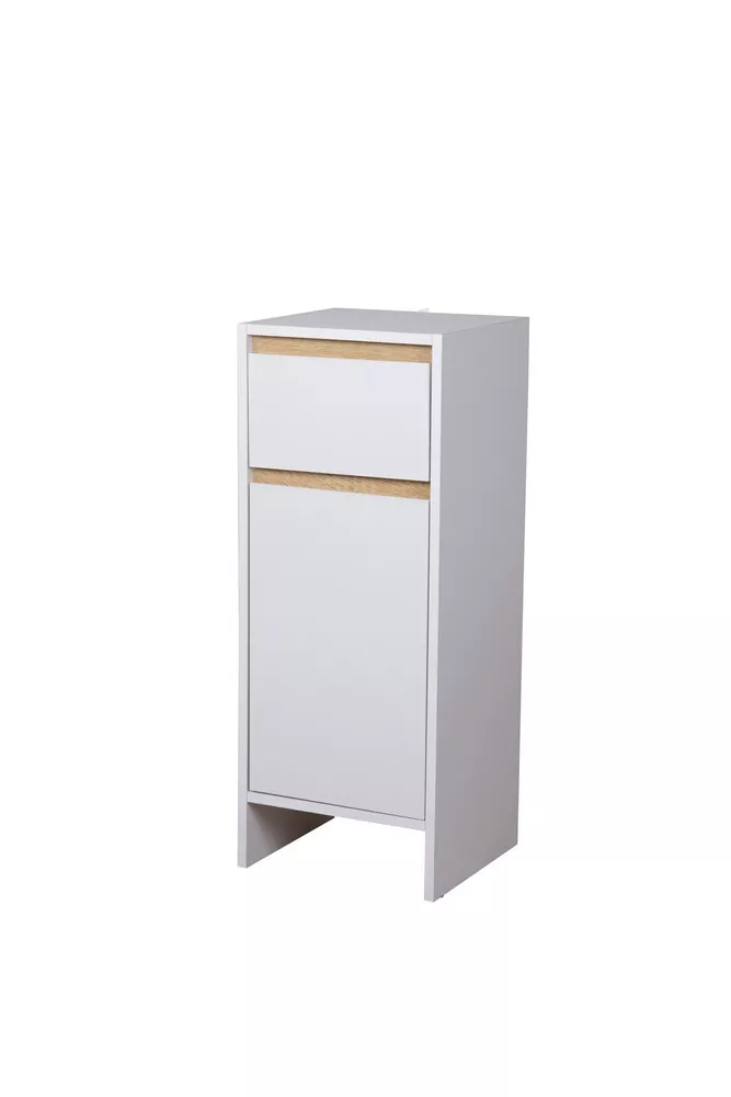 Happy Home Happy Home Badschrank mit 1 Tür und Schublade - Weiß