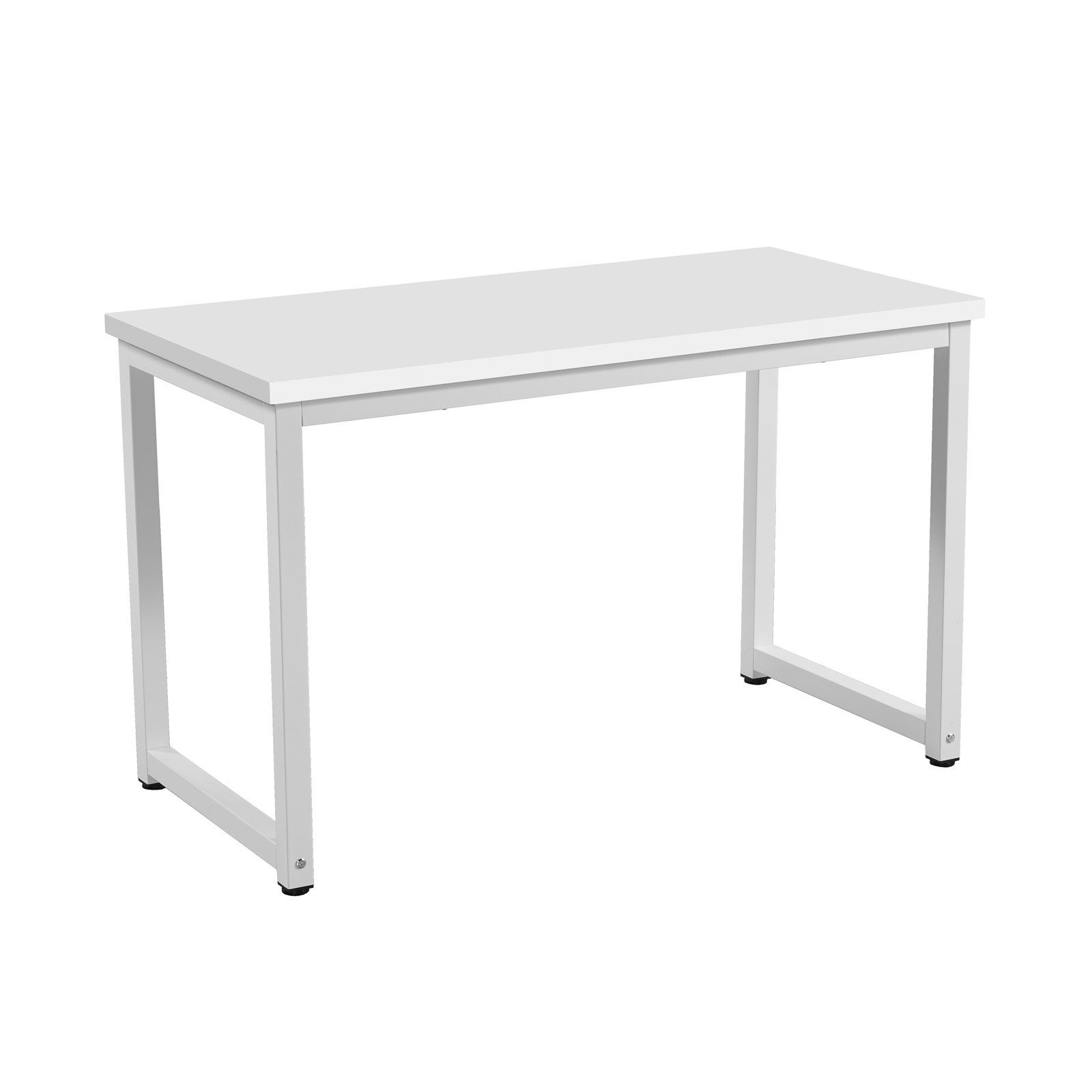 SVITA Schreibtisch UNI (1-St., 1 Tisch), 120x60 (bxT), Arbeitstisch, Metall-Gestell, Weiß