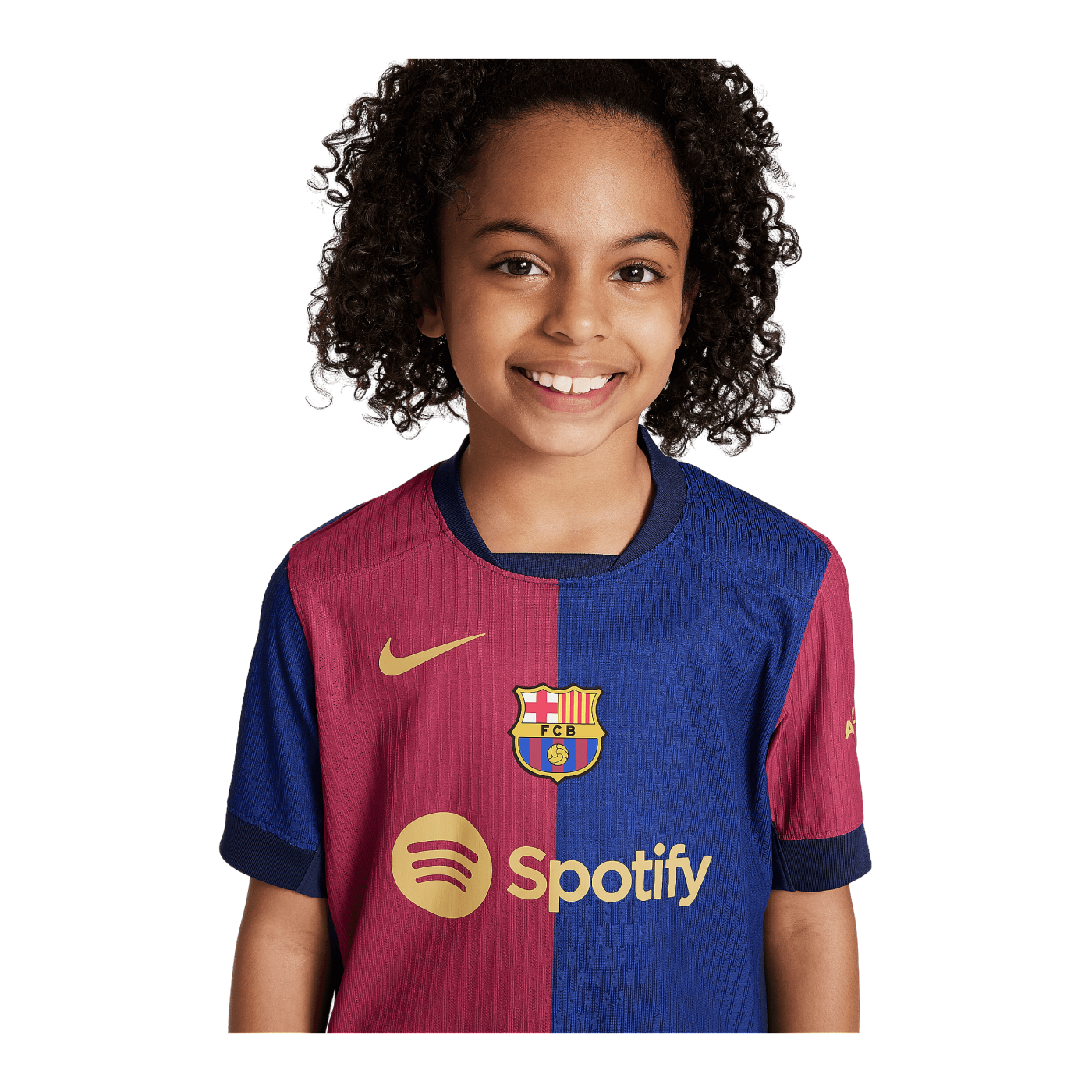 Nike FC Barcelona Auth. Trikot Home 2024/2025 Kids Blau F456
