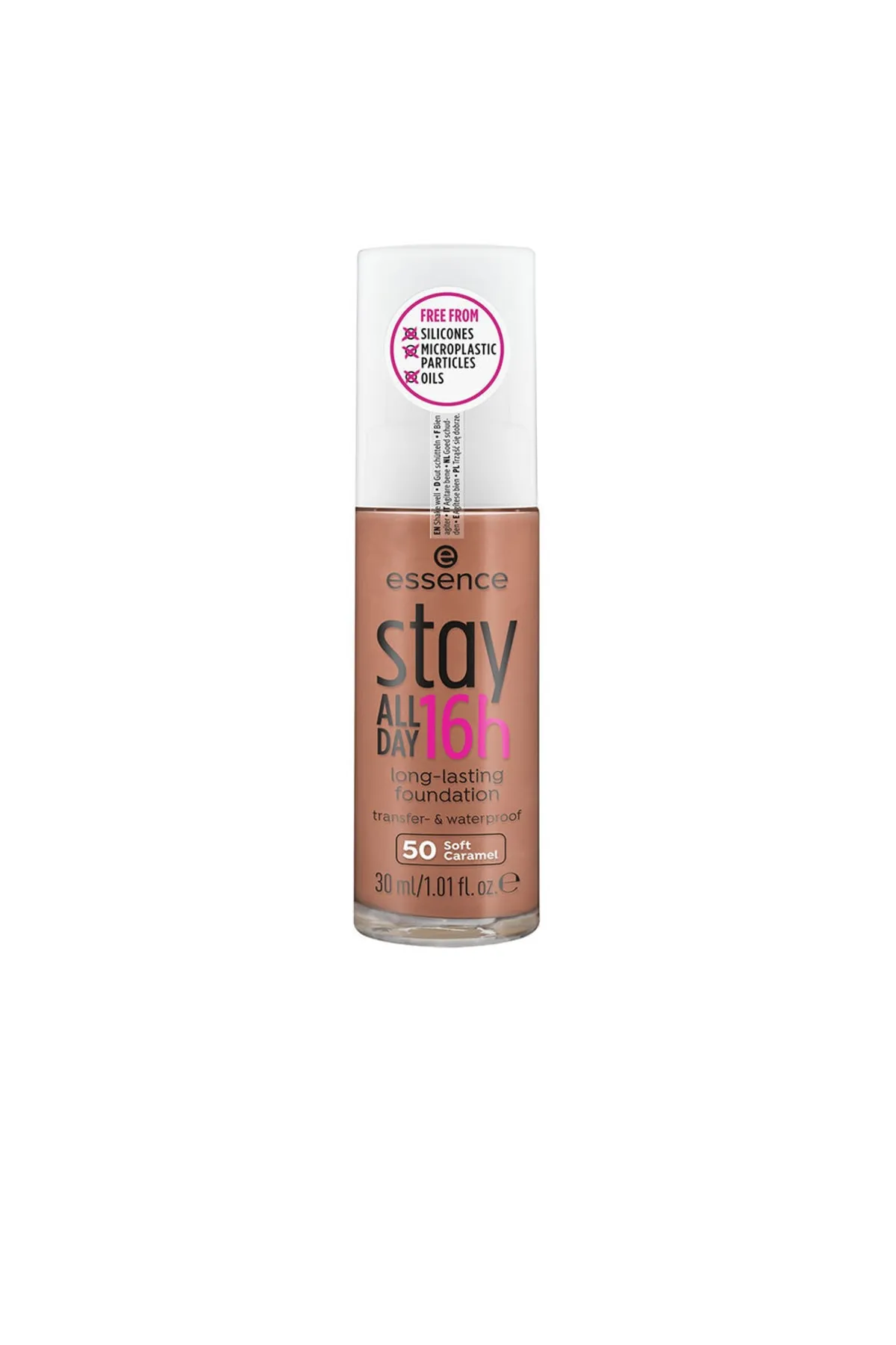 Essence  Stay All Day 16h Base De Maquillaje De Larga Duración #50-soft Caramel Essence 30 ml