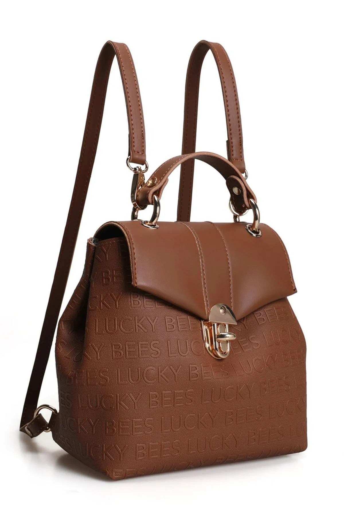 Lucky Bees  Gemusterter Damenrucksack
