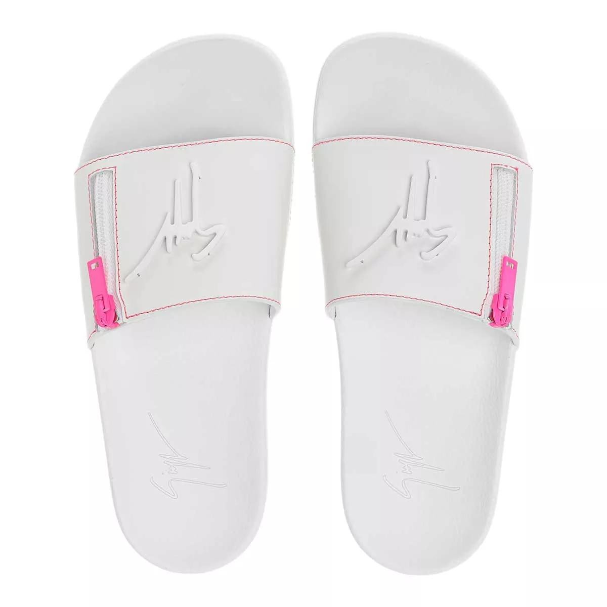 GIUSEPPE ZANOTTI Pantoletten weiss Slide
