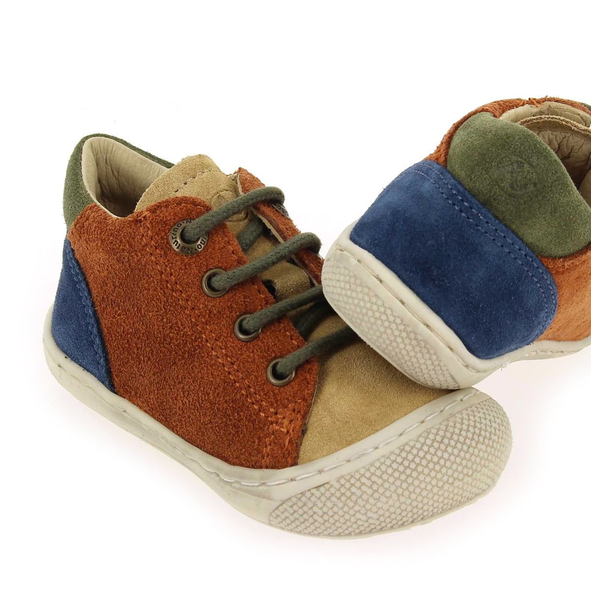 Naturino  ROMY SUEDE - Jaune Marron Bleu