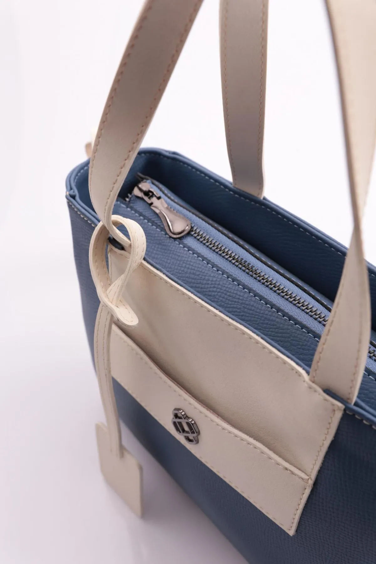 DGN  Arm168 Marineblaue Henkeltasche für Damen