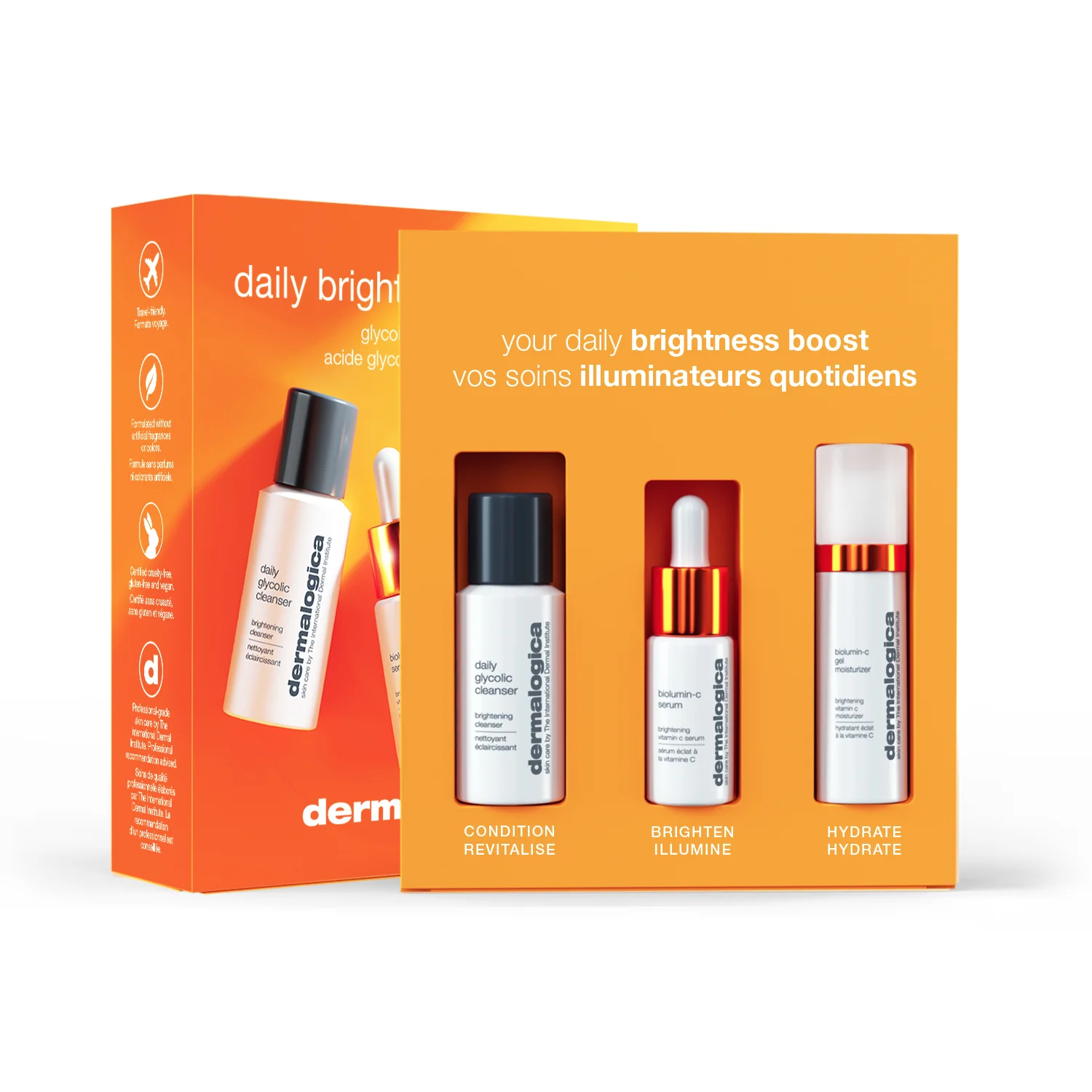Sada na denné zvýšenie jasu pleti BioLumin-C - Treatment Box Global