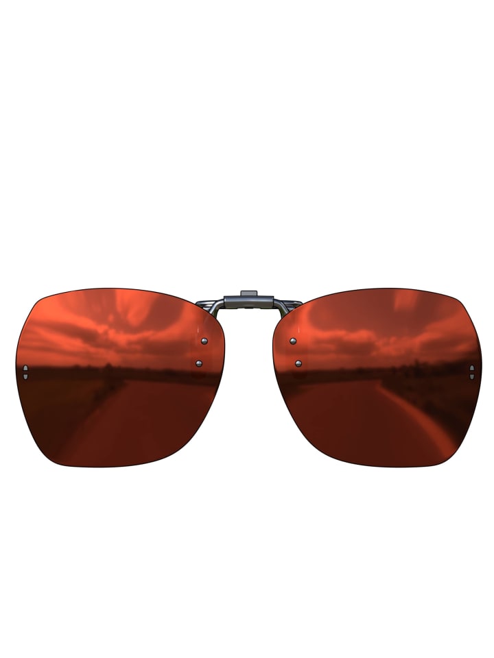 BEZLIT Clip On Sonnenbrille in Rot Verspiegelt günstig kaufen onesize