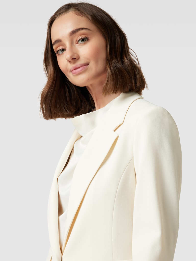 Blazer mit Reverskragen in ecru