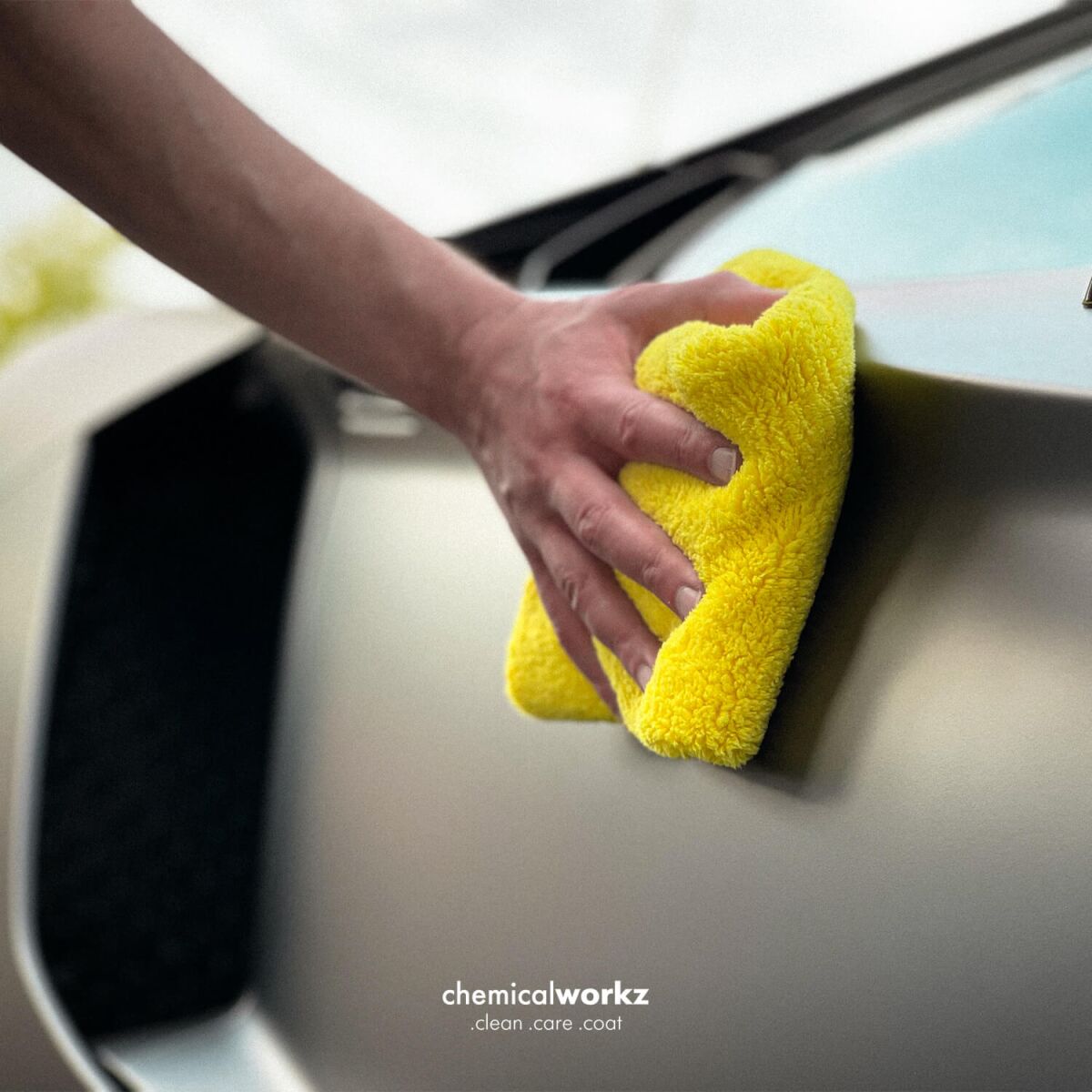 chemicalworkz Edgeless Soft Touch Towel 500GSM Gelb Poliertuch 40×40cm