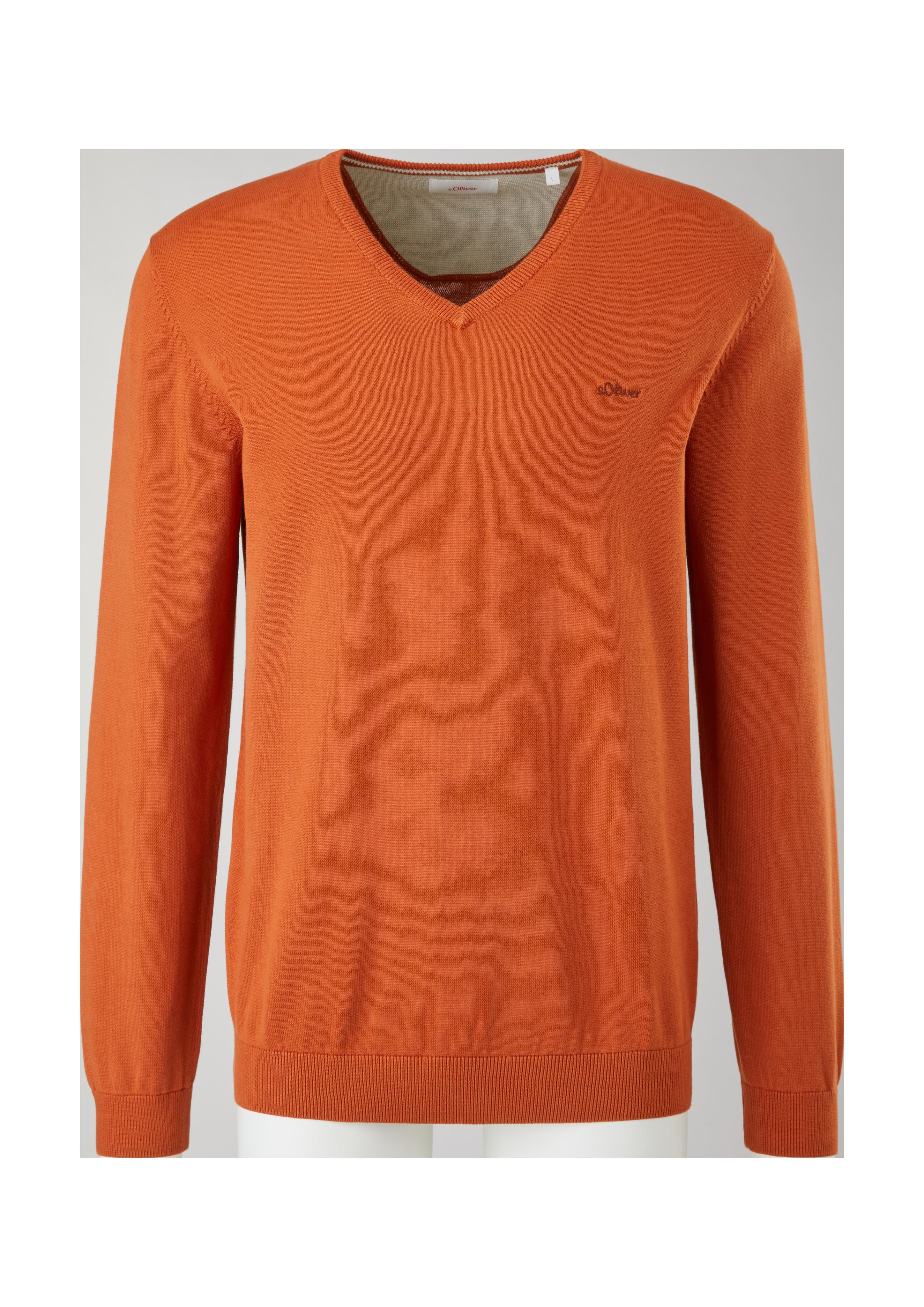 Feinstrickpulli mit V-Ausschnitt  03.899.61.7623-2805