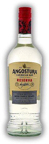 Angostura Reserva Blanco 3 Years Angostura Reserva Blanco 3 Years Außergewöhnlich sanft und weich mit duftigen Aromen exotischer Früchte. Alter 3 J. - 0,7	 Liter - Vol 37,5%