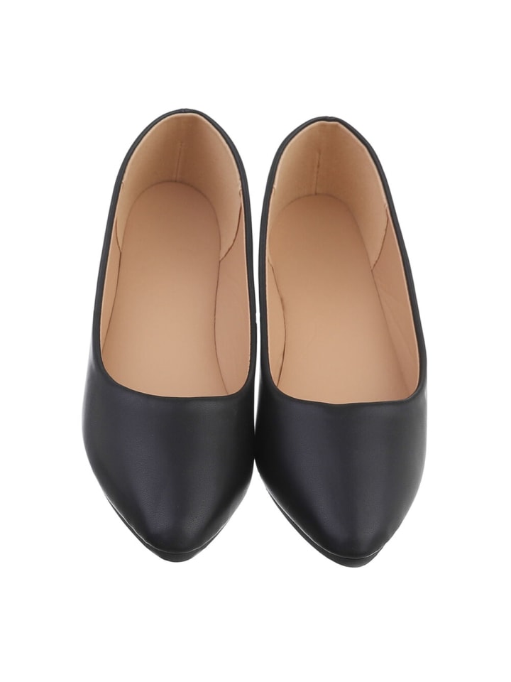 Ital-Design Ballerina in Schwarz günstig kaufen