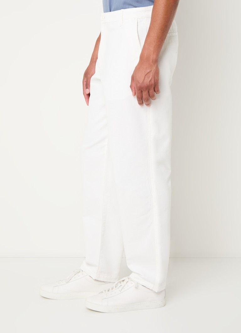 Pantaloni chino Armani Exchange cu croială dreaptă și buzunare laterale