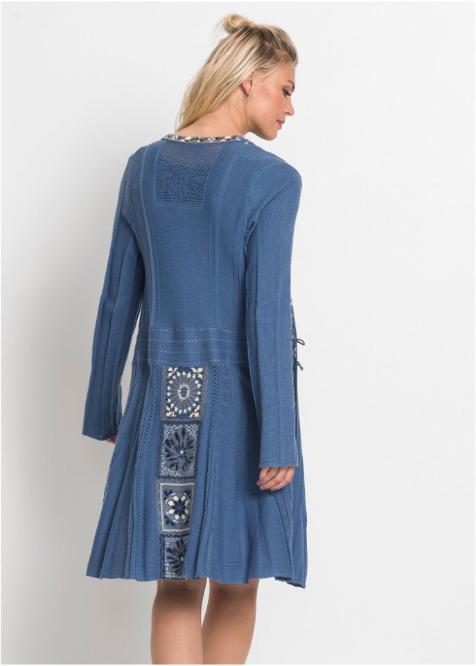 Longstrickjacke