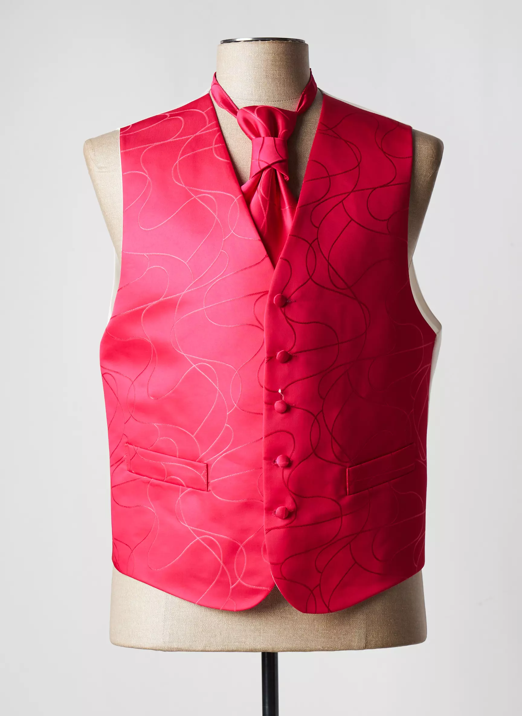 Virtuose Gilet Homme couleur rouge