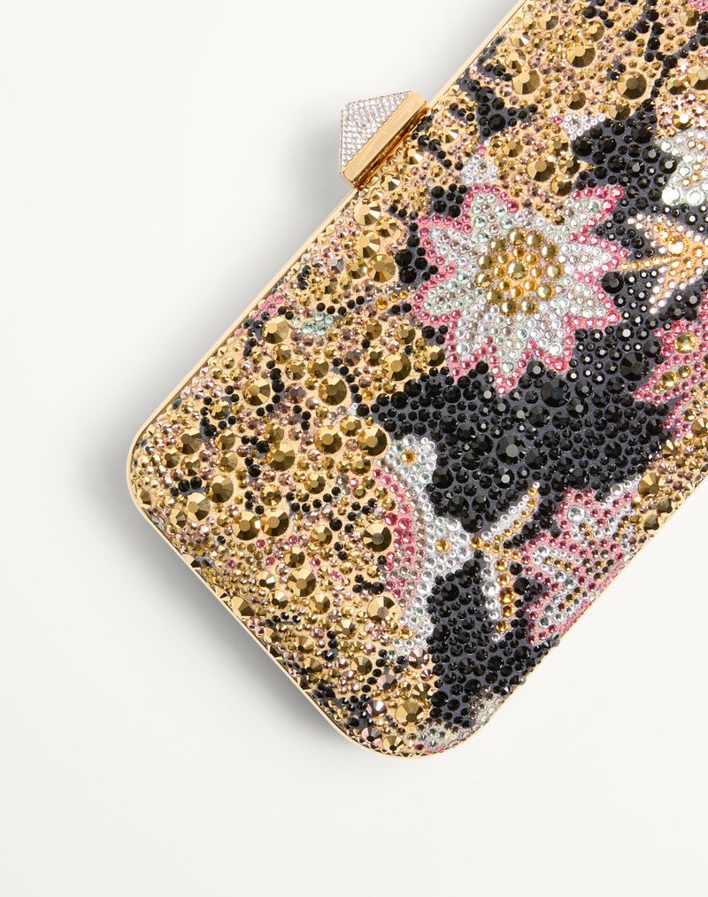 Minaudiere bærer hemmeligheder med Rhinestone Apres L'Hiver-motiv