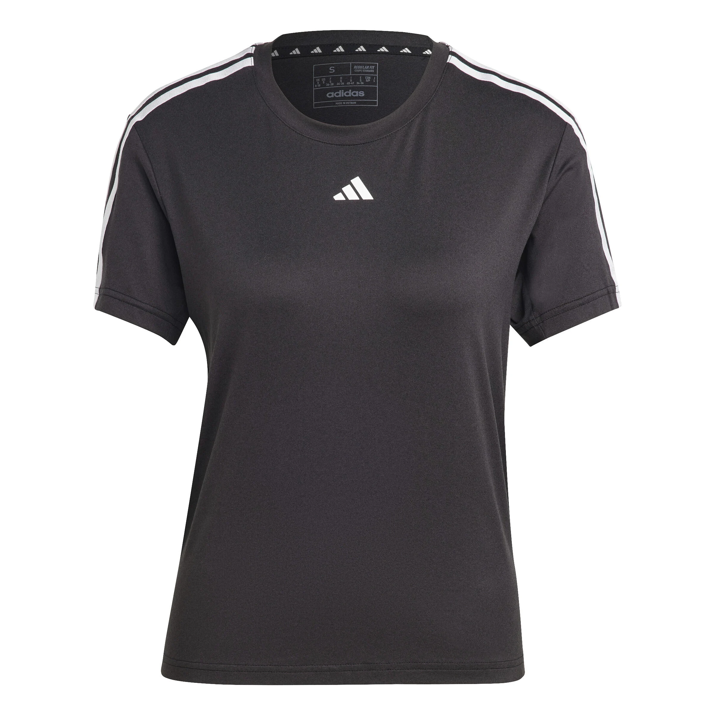 Training Essential 3Stripes T-Shirt Damen - Schwarz, Weiß