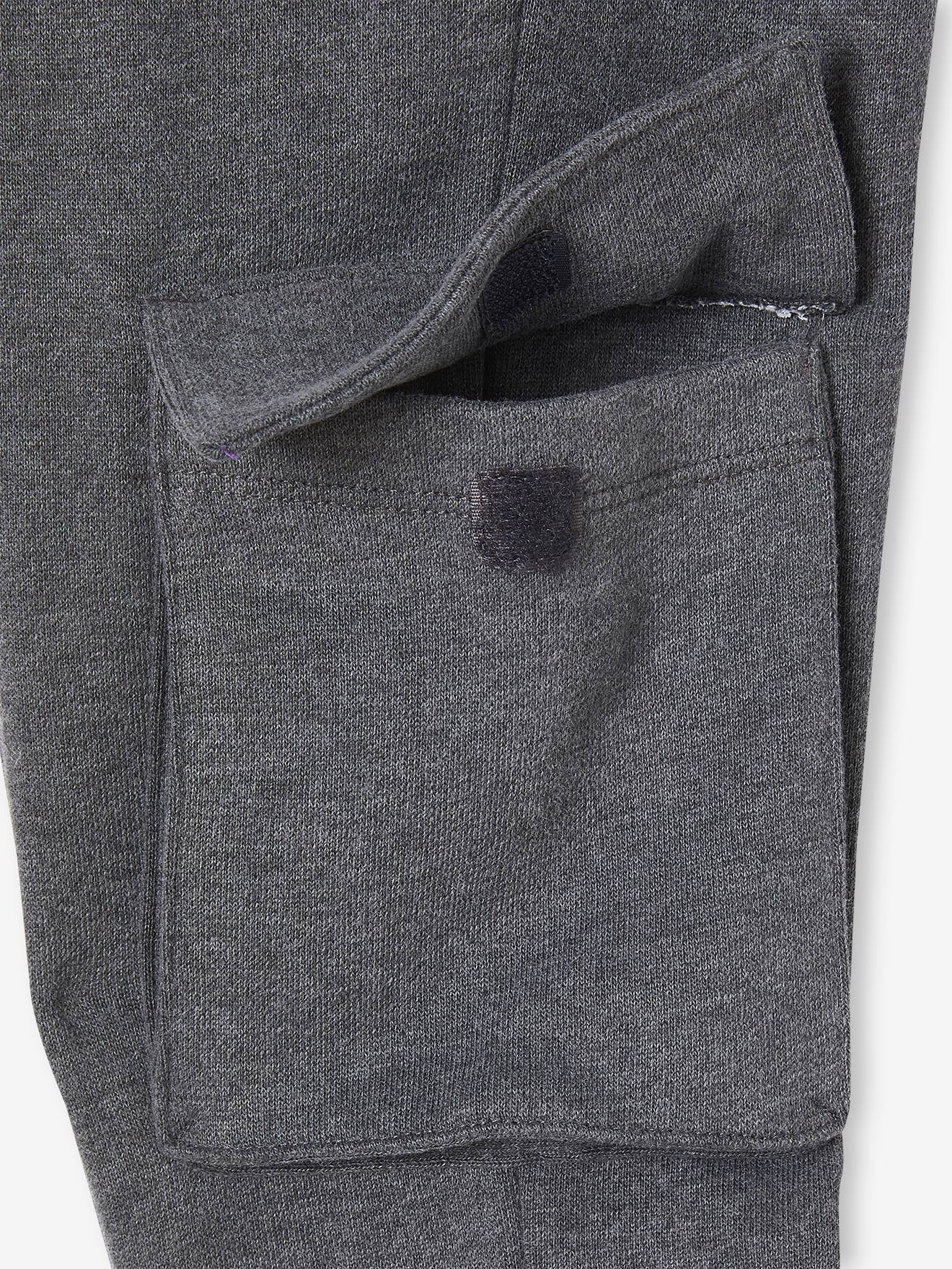 Vertbaudet Jungen Cargo-Joggpants Oeko-Tex - grau meliert