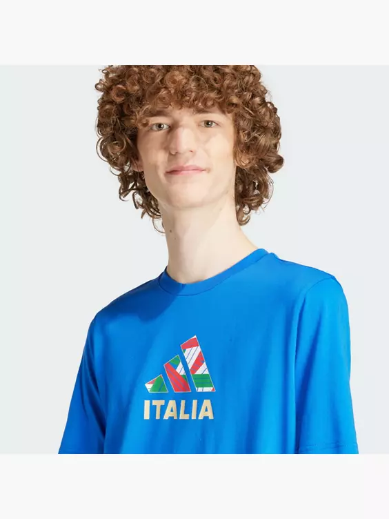 adidas Italien Fußball Fan Graphic T-Shirt