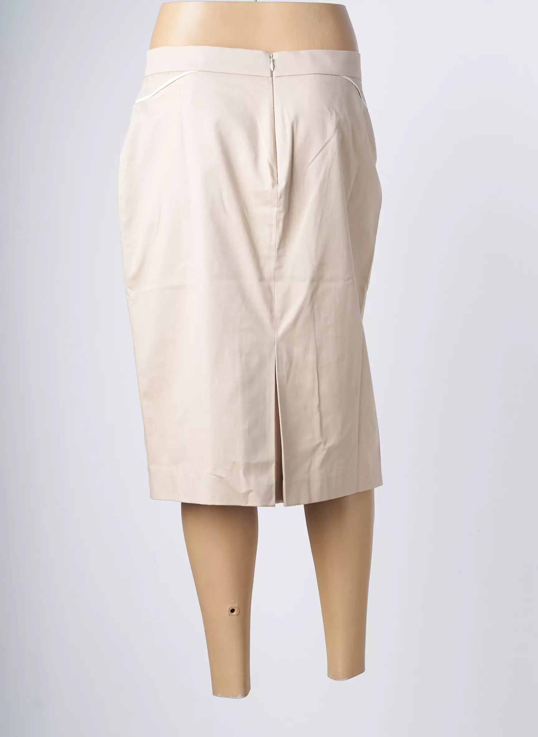Saint Hilaire Jupes Mi Longues Femme couleur beige