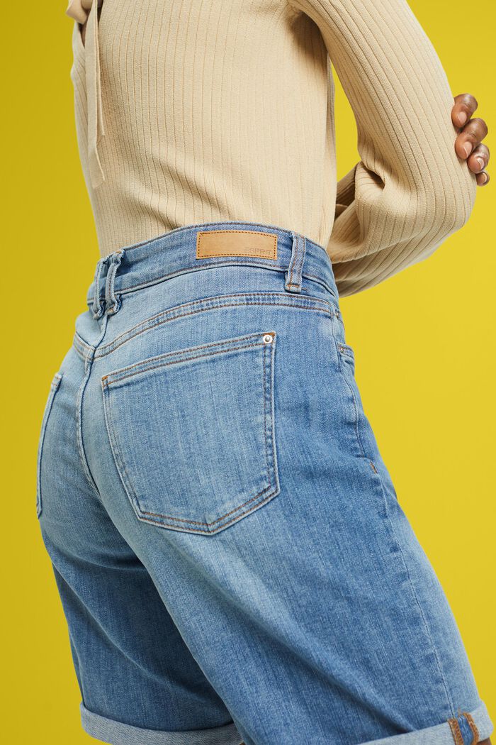 Jeans-Shorts mit Stretch