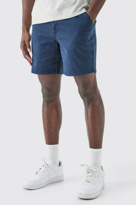 Skinny Chino-Shorts