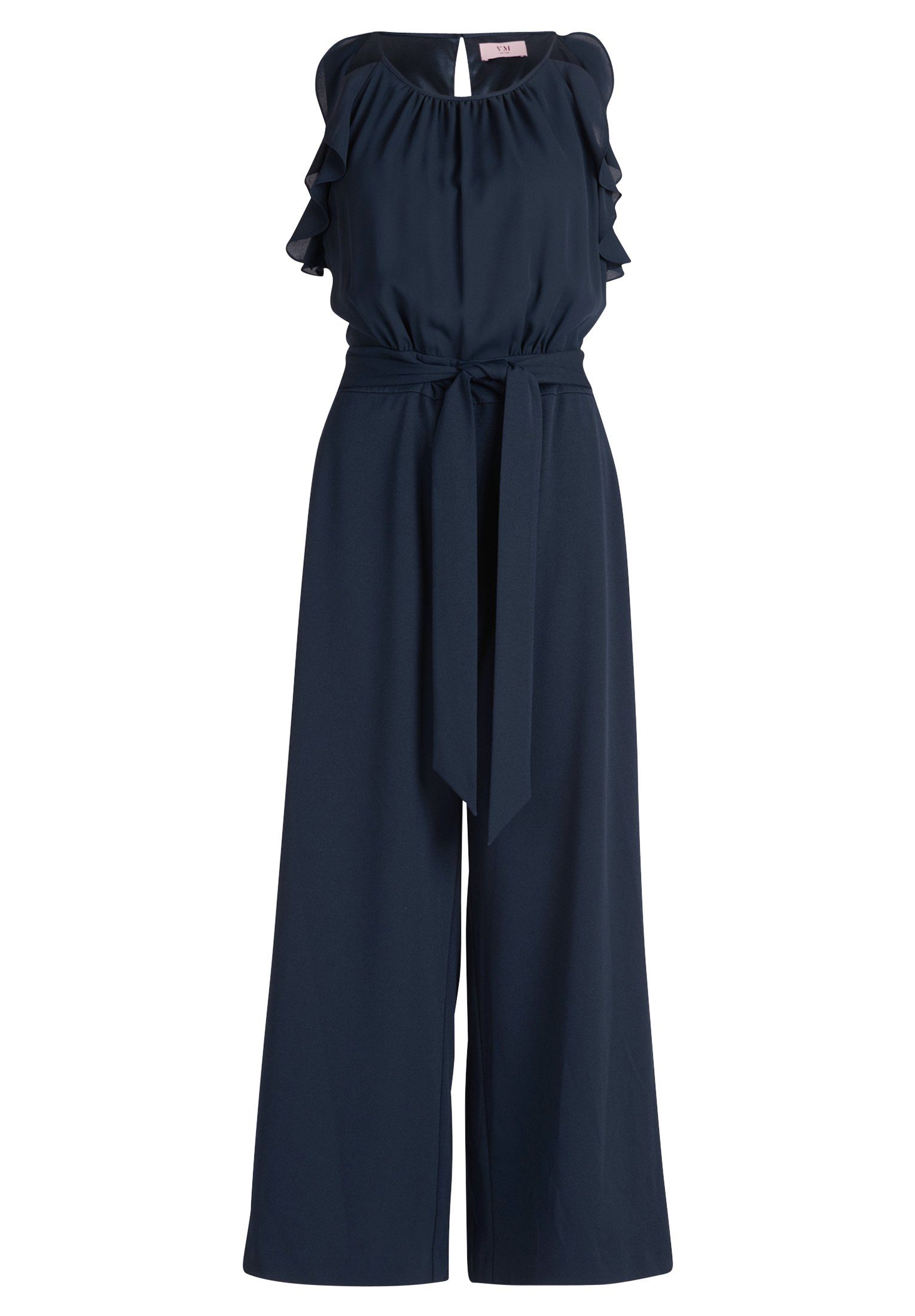 Vera Mont Jumpsuit mit Volant (1-tlg) Bindeband