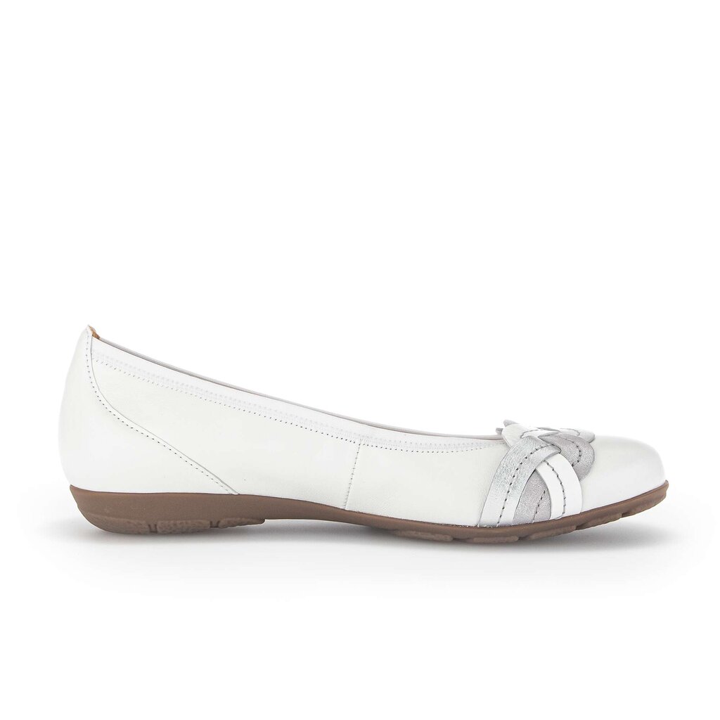 Gabor fashion Sportliche Ballerina weiß