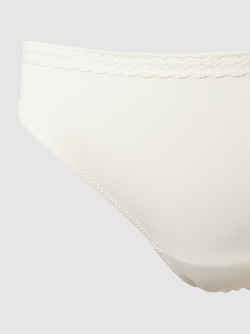 Slip mit Spitze in weiß