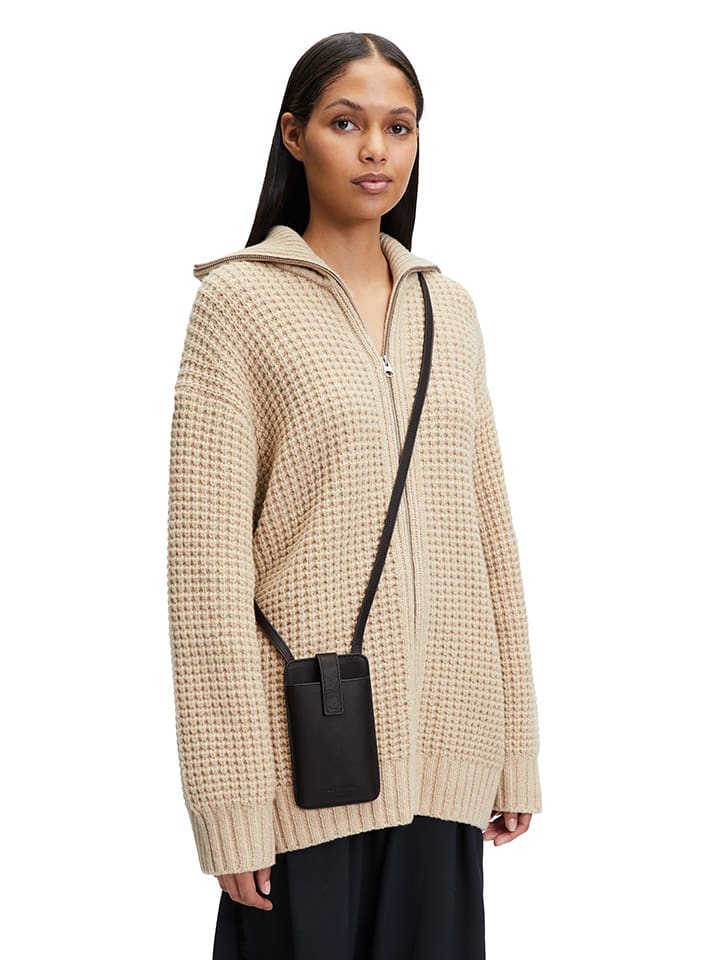 LIEBESKIND BERLIN Leder-Handytasche in Dunkelbraun - (B)10 x (H)18 x (T)2,5 cm günstig kaufen onesize