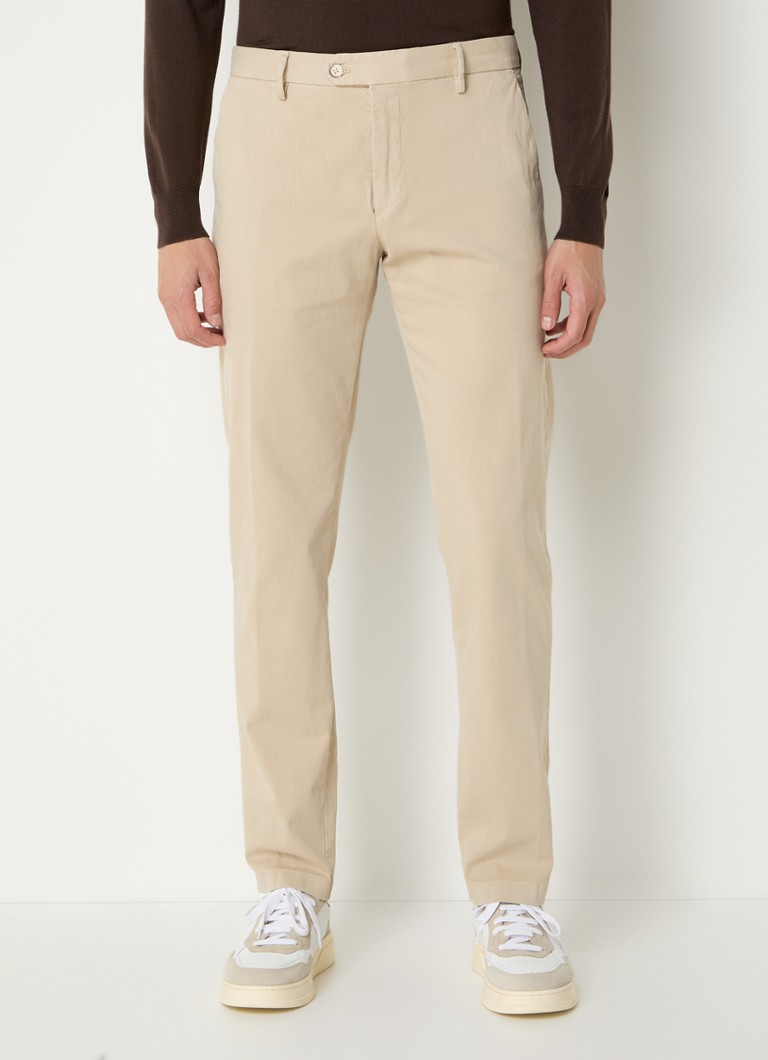 Pantalón chino Boggi Milano ajustat cu refuerzos