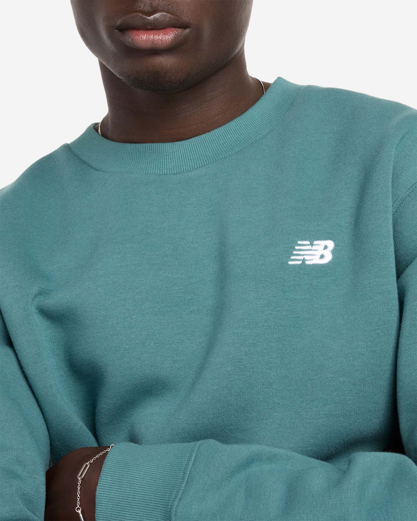 Felpa New Balance Flc Brush Crew Sport M MT41510NUS