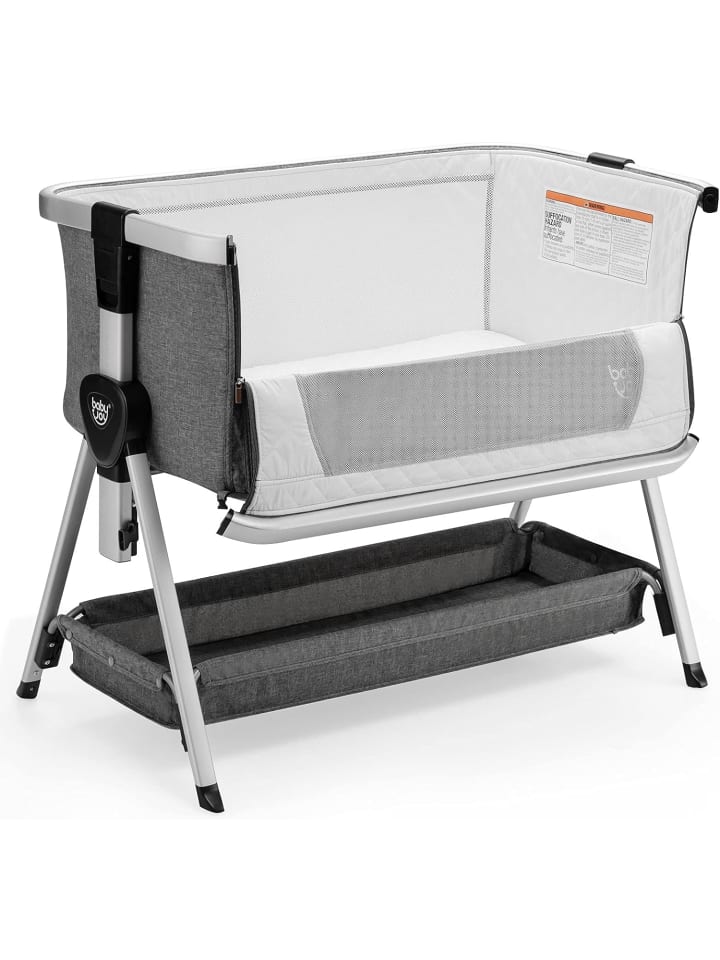 COSTWAY 3 in 1 Beistellbett in Anthrazit günstig kaufen 56 cm