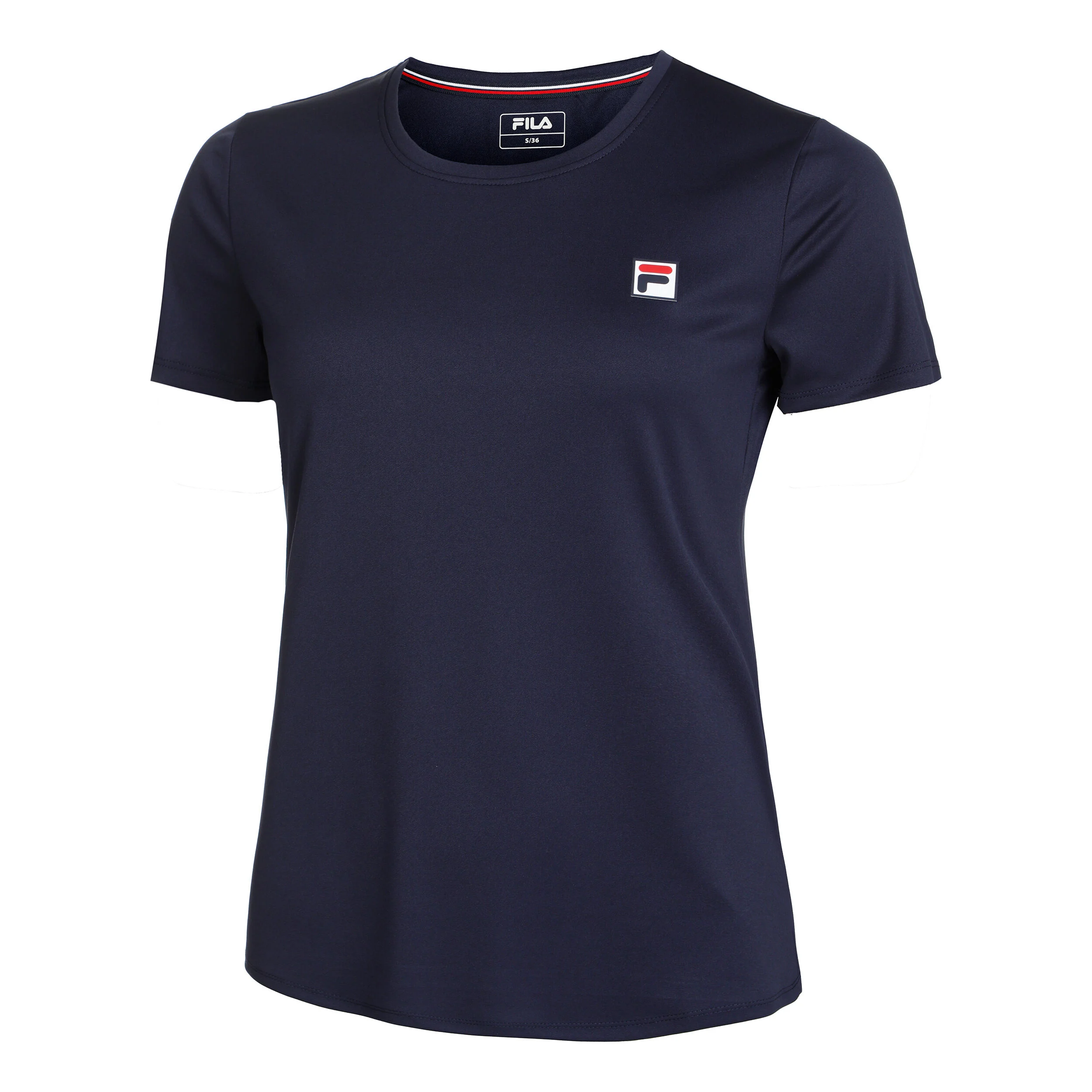 Leonie T-Shirt Damen - Dunkelblau, Weiß