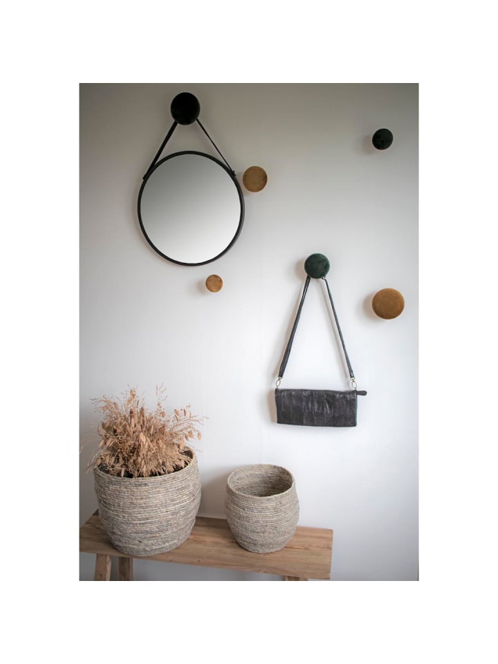 ebuy24 Spiegel Trapani Schwarz 38 x 2 cm günstig kaufen onesize
