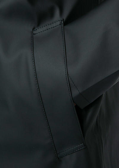 STUTTERHEIM, Regenmantel, PVC wasserdicht, schwarz