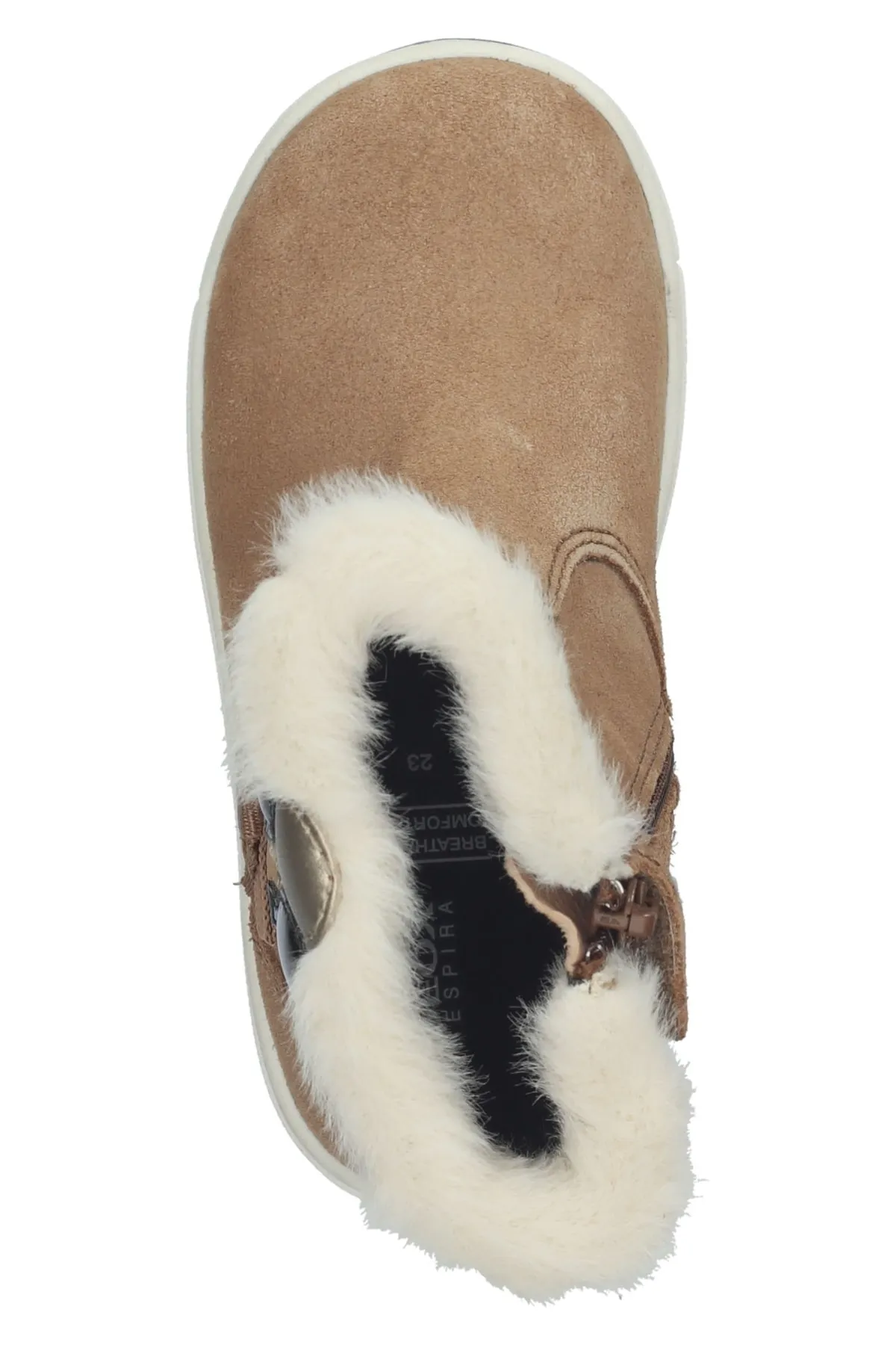 Geox  Stiefelette - Braun - Flacher Absatz