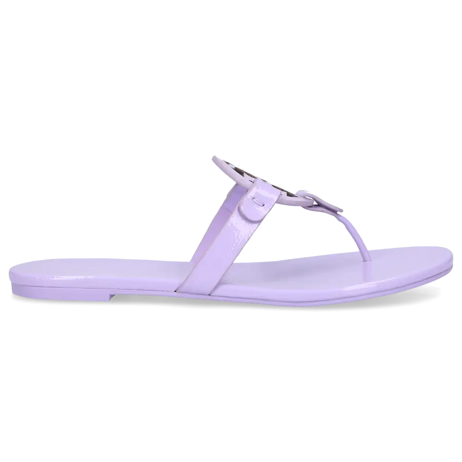 Tory Burch - Zehentrenner MILLER Lackleder - lila