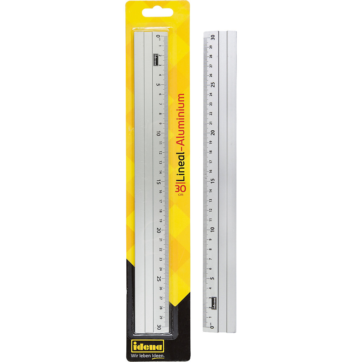 Lineal Aluminium, 30 cm