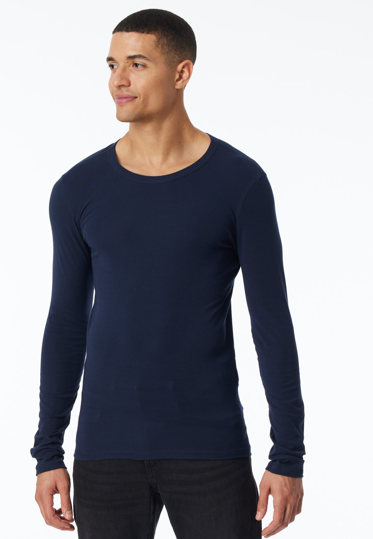Shirt langarm dunkelblau - Revival Ludwig