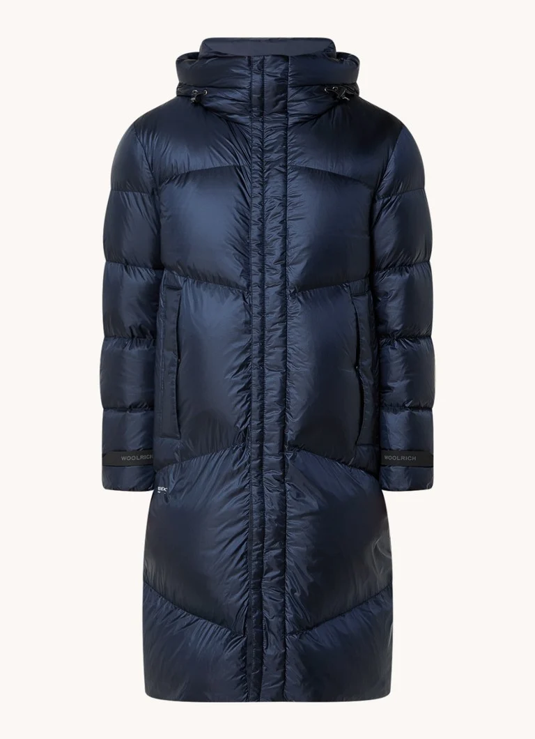 Woolrich Quilted Parka with Down Padding and Hood