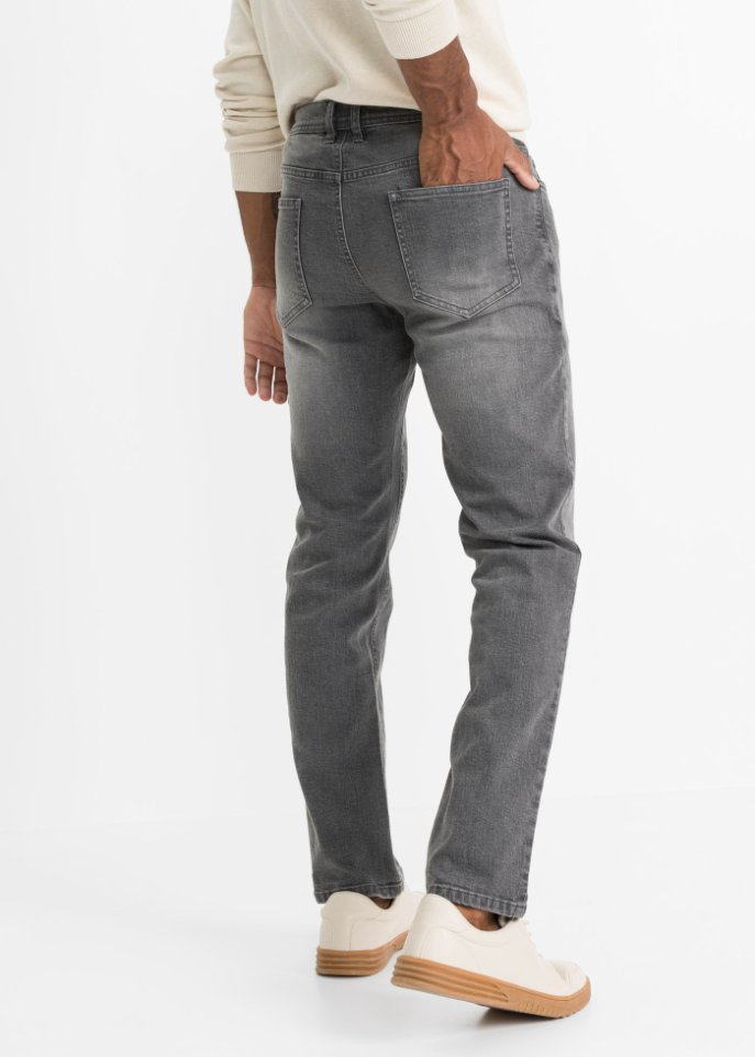 Regular Fit Stretch-Jeans mit Komfortschnitt, Straight