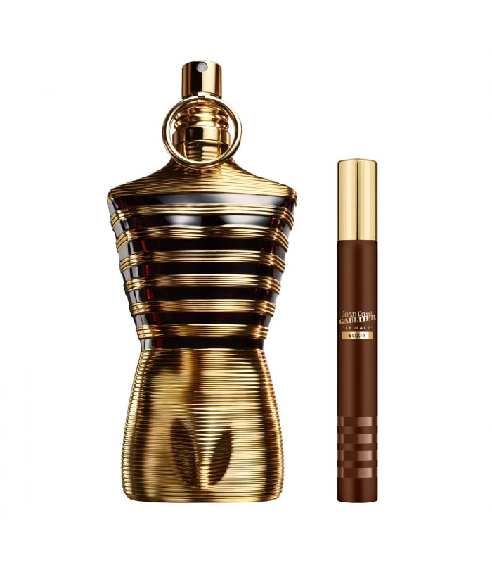 Jean Paul Gaultier-LE MALE ELIXIR-Coffret Parfum 125 ml et vaporisateur de voyage 10 ml