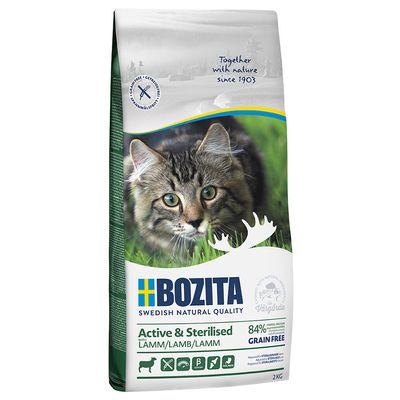 2 kg Trockenfutter + 6 x 190 g Nassfutter Bozita Feline Mischpaket
